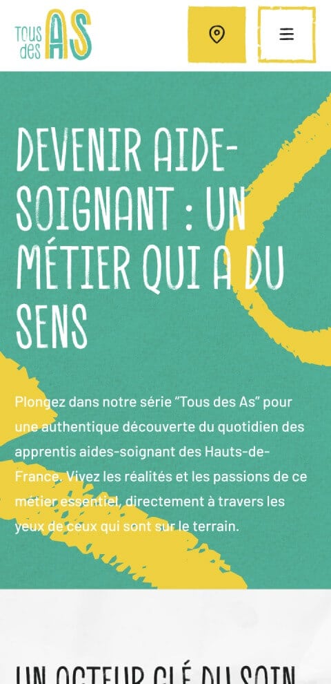 Capture d'écran du site ARS