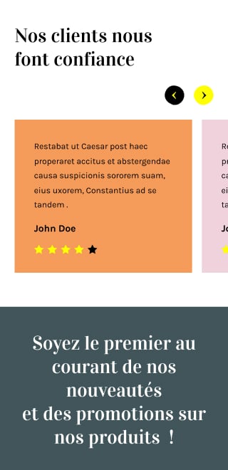 Capture d'écran de commentaires faits par les clients Proqua sur le site internet