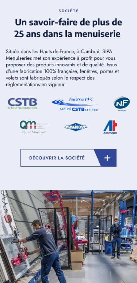 Capture d'écran du site internet SIPA